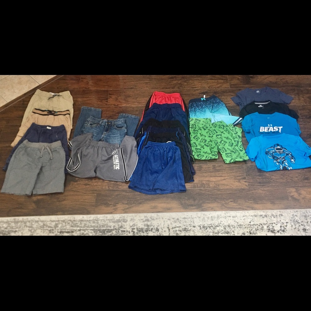 Large Lot of Boys Clothes Sz 8-17 pieces
